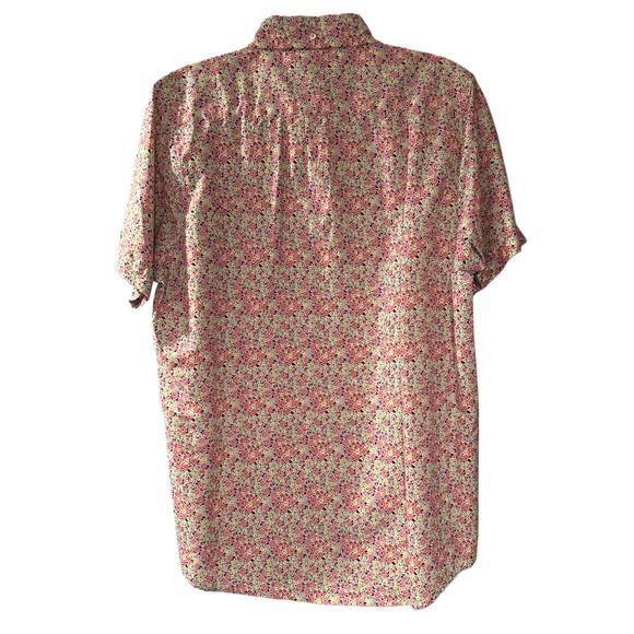 [ 2 FOR $40 ] KENNINGTON LTD PINK & YELLOW FLORAL SHIRT - Picture 4 of 6